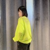 N做旧喷色圆领长袖卫衣（绿）春季151070080321 商品缩略图1