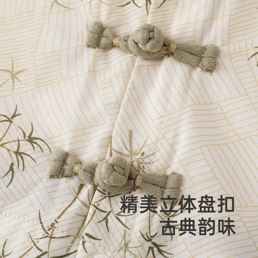 【商场同款】英氏婴儿衣服夏季短袖透气小宝宝包屁衣新中式连体衣 商品图3