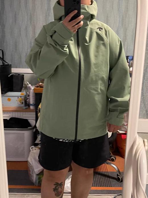 点此购买 迪桑特春秋季男女款户外硬壳全压胶连帽冲锋衣 ly 309533 商品图2