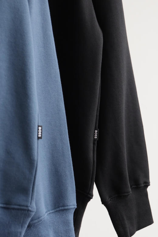 H.B 纯棉丝光毛圈 宽松版 刺绣圆领卫衣 WY894 商品图3