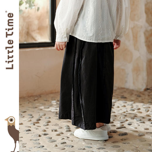 Littletime女童半身裙2025新款儿童纯棉立体花瓣裙子女孩春秋长款 商品图4
