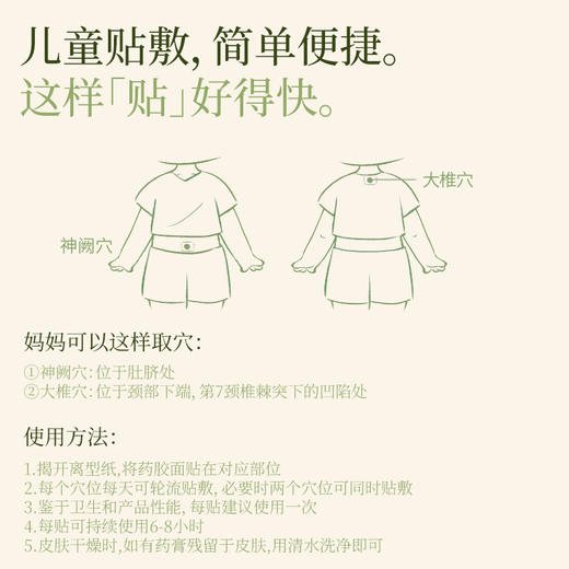 【真不二】黄芩连翘退退贴儿童成人贴清热燥湿疏散风热 4贴/盒（6个月及以上可用） 商品图4