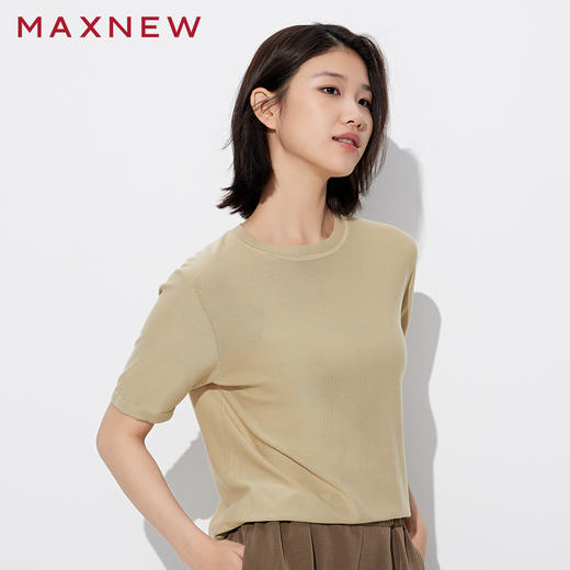 【毛衫】圆领短袖毛衫 1P2222506 商品图4