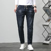 【DYG】大依优型大码男装抽绳牛仔裤男百搭刺绣修身牛仔裤男弹力加肥加大码长裤男 商品缩略图2