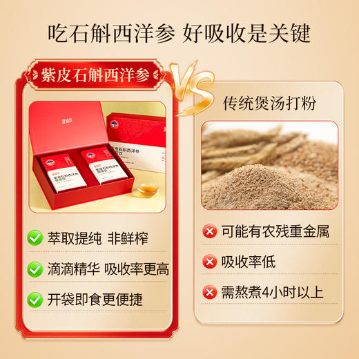 【新品上新】紫皮石斛西洋参原浆饮1提14条 商品图6