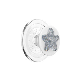 【太空梦游记】心灵彗星·MagSafe圆啪嗒 MAGSAFE磁吸手机气囊支架 Round圆啪嗒系列 银色 日月星