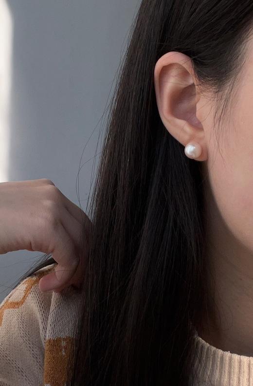 9mm-10mm akoya耳钉 商品图2