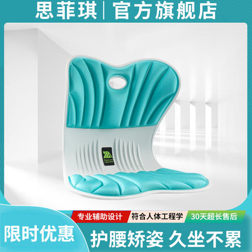 【释压黑科技】思菲其凝胶护腰蜂窝坐垫 ，柔护脊椎 透气舒爽 久坐不累【预售2-5天内发】 商品图9