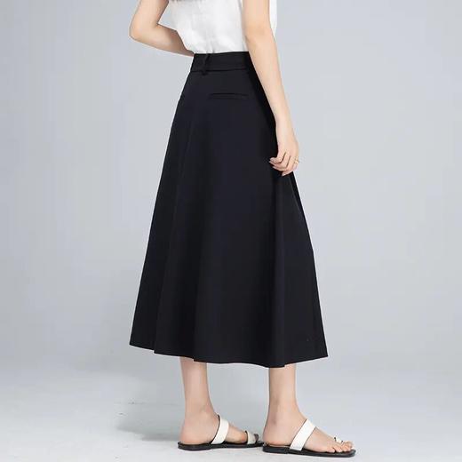 【高货xg】全新升级【铂金会员165/天猫219/差价54】(03250) 洛诗琳法式复古赫本风羊毛醋酸半身裙女春季新款高腰a字裙 商品图2