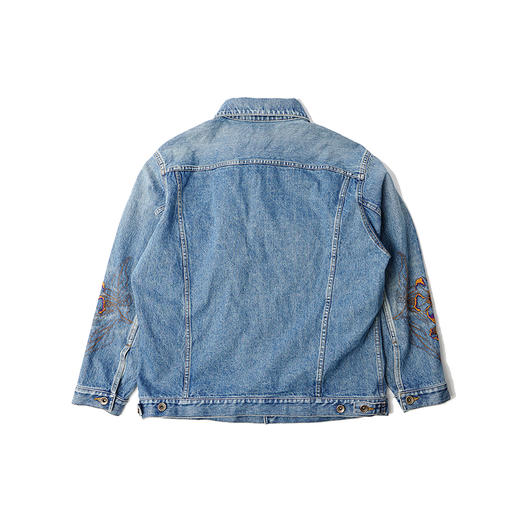 KHOKI Embroidered design denim jacket 手工刺绣牛仔夹克外套 商品图4
