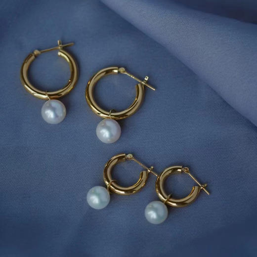 龢盒原创 日本海水珍珠akoya耳环三款 商品图0