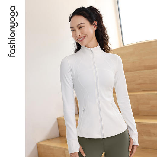 【双12折上折】【双11折上折】凡圣瑜伽修身运动外套 F14868（收货7天内支持同款换货、不退款）（活动产品，收货7天内支持换同款、不退） 商品图2