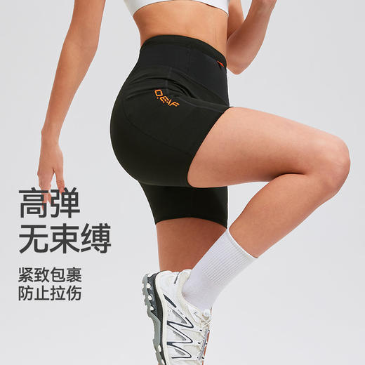紧身三分裤运动健身户外高弹多口袋防震马拉松春夏外穿夏季速干 商品图1