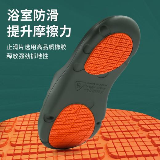 科柔211印花浴室防滑男拖绿44-45 商品图2