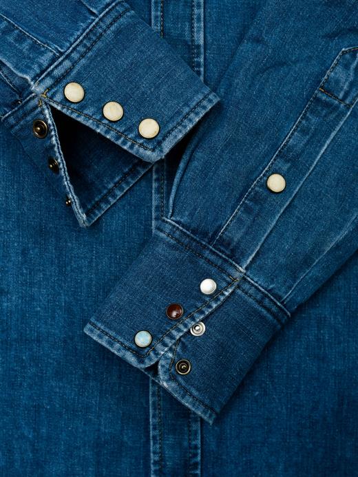 Fortela Western Shirt 水洗丹宁衬衫 商品图13