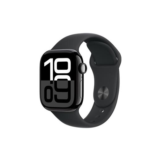 Apple/苹果 Watch Series 10 智能手表GPS/蜂窝款42/46毫米铝金属表壳黑色运动型表带S/M MX1M3CH/B 商品图2
