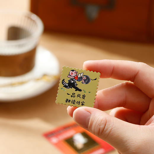 小林漫画 韶关风度书房限量 金属 邮票 冰箱贴 商品图4
