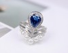 1.65ct刻面蓝宝石戒指 商品缩略图1