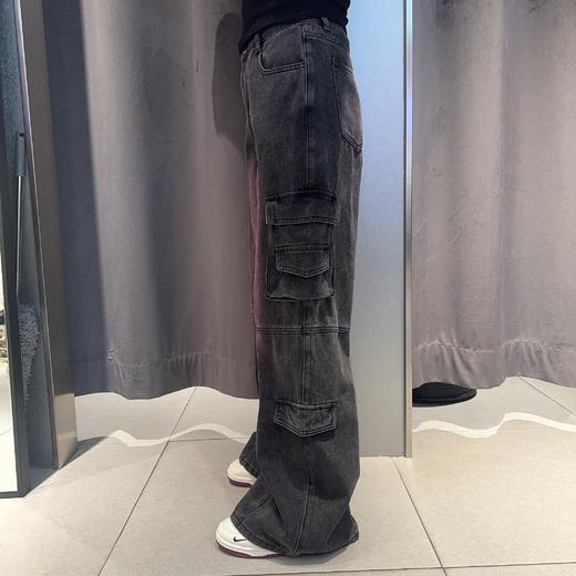N多口袋拼色牛仔长裤春季038651222577 商品图2