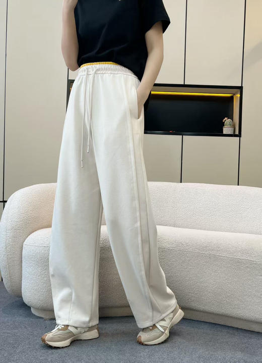 【2月24日 上午12:30 秒杀】返场春款 素然 撞色腰头 垂感4色 百搭卫裤 商品图7