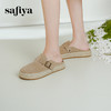 预售10天发|Safiya/索菲娅2025懒人编织软底外穿舒适包头勃肯凉拖SFD1110230 商品缩略图1