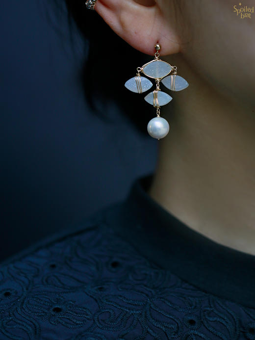 SpoiledBrat Jewelry玛瑙原石耳环 商品图6
