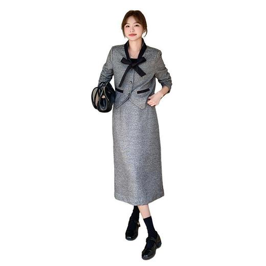 小香风套装2025春秋新款时尚气质名媛时尚洋气半身裙两件套NSYZ2561 商品图4