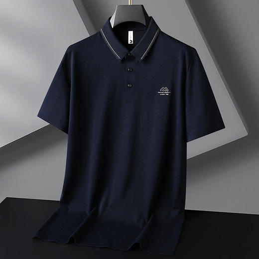 【莱赛尔棉】【DG】大依优型大码莱赛尔棉短袖Polo衫体恤翻领加肥加大上衣肥佬宽松夏季薄款男士胖子 商品图2