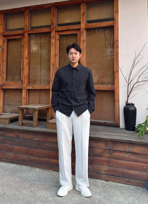 218-5 孤品清 无退换 两棵树 男士商务休闲衬衫 老朱176/146穿XL 商品图10