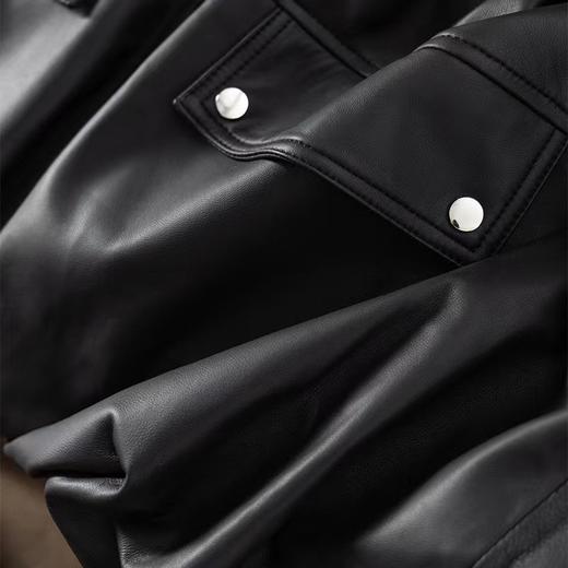 丁摩  真皮马夹女新款短款绵羊皮外套9885 商品图1