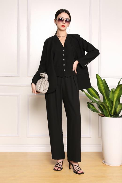 ESTELLICA 西装外套马甲长裤三件套装 11885 商品图0