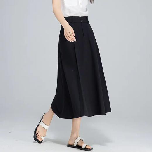 【高货xg】全新升级【铂金会员165/天猫219/差价54】(03250) 洛诗琳法式复古赫本风羊毛醋酸半身裙女春季新款高腰a字裙 商品图1