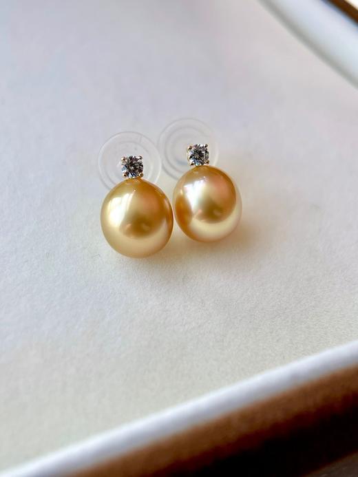 10mm-11mm金珠耳钉 商品图1