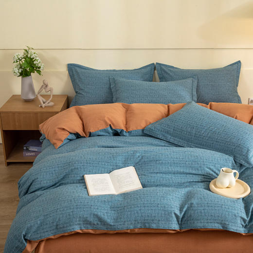 無印良品全棉磨毛四件套-巴赫风情  200*230cm 商品图1