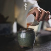 学古|紫砂建水 秋桂/蓝雪/海鼠/荷茎绿宜兴紫砂胎炉钧釉小渣斗 商品缩略图1