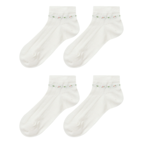 女童短袜两双装春季新款安奈儿童装实体店同款JG517583