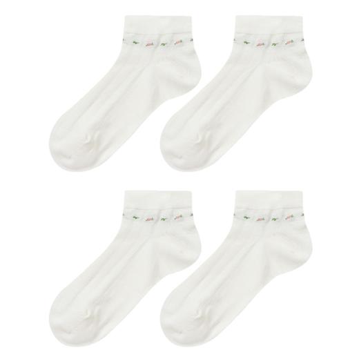 女童短袜两双装春季新款安奈儿童装实体店同款JG517583 商品图0