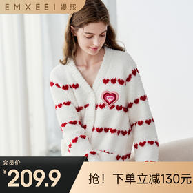 【家居服专场】嫚熙秋冬小羊绒孕妇哺乳睡衣产妇加厚保暖半边绒月子服产后家居服