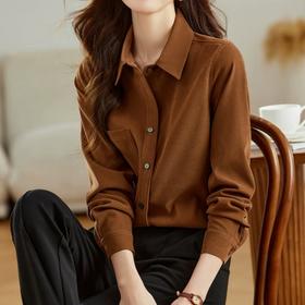 肚腩、拜拜肉一秒隐形！这件磨毛衬衫竟比减肥有效？！同事抢着穿！