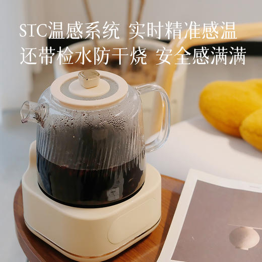 【康宁二代养生壶】升级1000瓦，一壶多用，12大菜单功能齐全，壶体是高硼硅全玻璃材质，0涂层0金属，喝水更安心~【3-5天左右发货】 商品图6