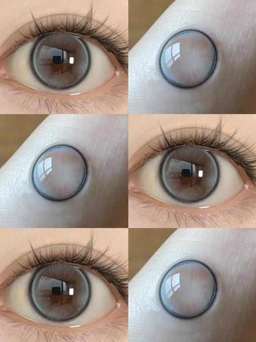 yeelens旗下 幻紫天鹅绒&小狗汉堡&月光人鱼 14.2mm白狮参考着色中大直径   月抛2片 商品图9