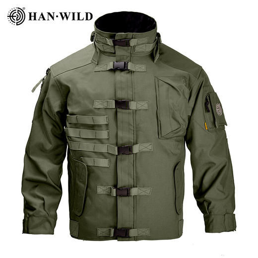 【硬核+机车风 酷帅设计 防泼耐磨多装载】马克mark1代特工战术夹克机车外套ds（hy） 商品图3