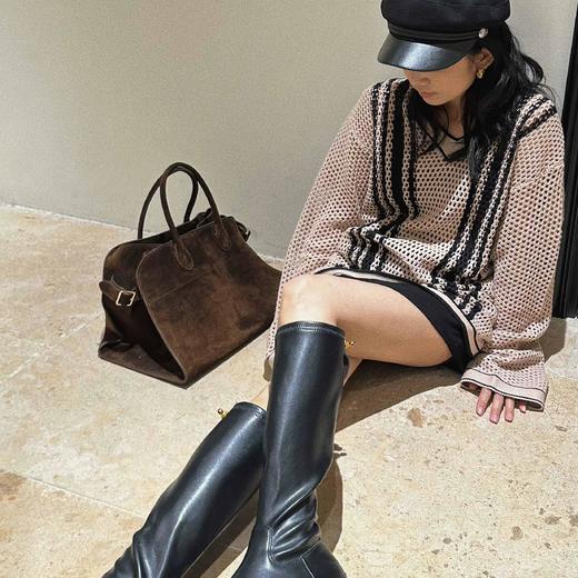 顺丰包邮洛诗琳15757春夏设计感棉质间色重工手勾镂空罩衫60502 商品图2