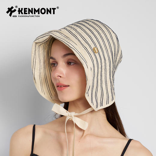 卡蒙大檐防晒帽大头围全脸遮阳帽轻量钟型帽显脸小KM-6214 商品图2