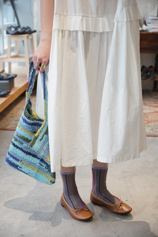 (7折) apuntob 褶边装饰腰线宽松版型连衣裙 商品图4