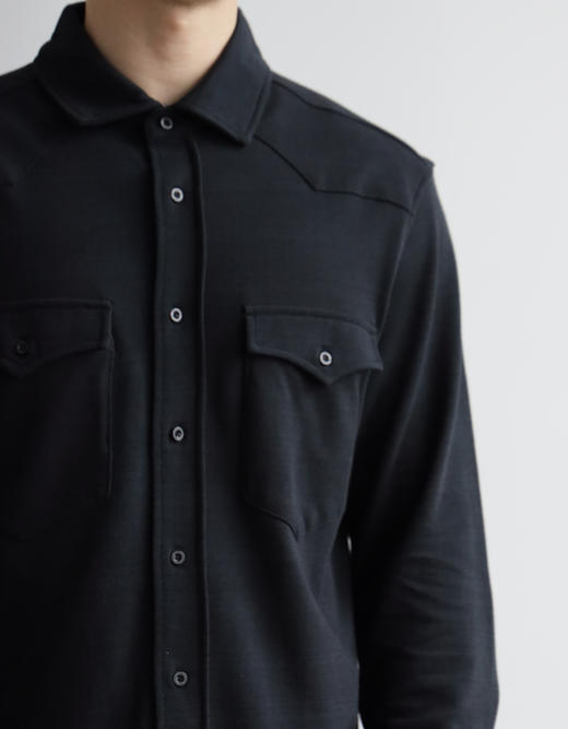 BRUNE11O CUC1NELL1花纱珠地长袖针织衬衫 CS225 商品图0