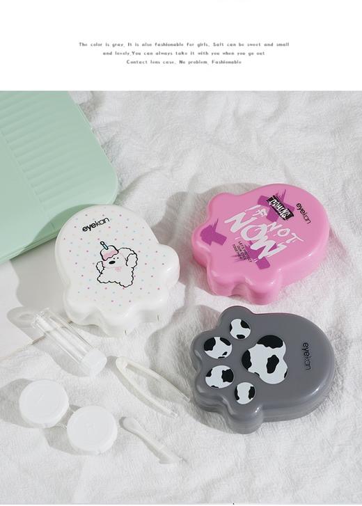 凯达猫爪卡通隐形眼镜盒美瞳盒2502 商品图2