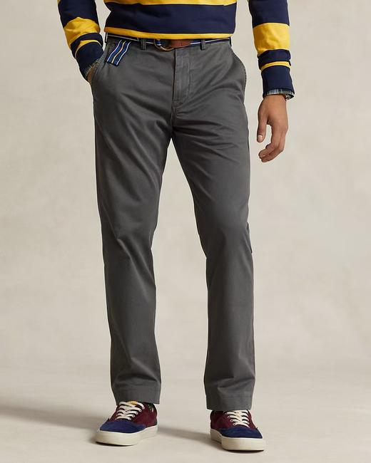 R.L 春季新款 弹力水洗斜纹小直筒休闲长裤 XXK182 商品图2