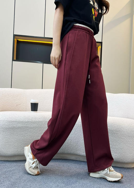 【2月24日 上午12:30 秒杀】返场春款 素然 撞色腰头 垂感4色 百搭卫裤 商品图3