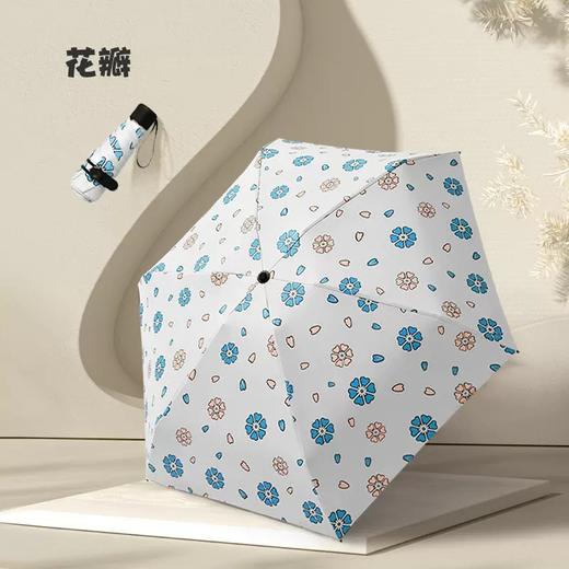 恒鼎五折黑胶晴雨两用迷你伞｜掌心之物，轻到无感，扛风更防晒~ 商品图6